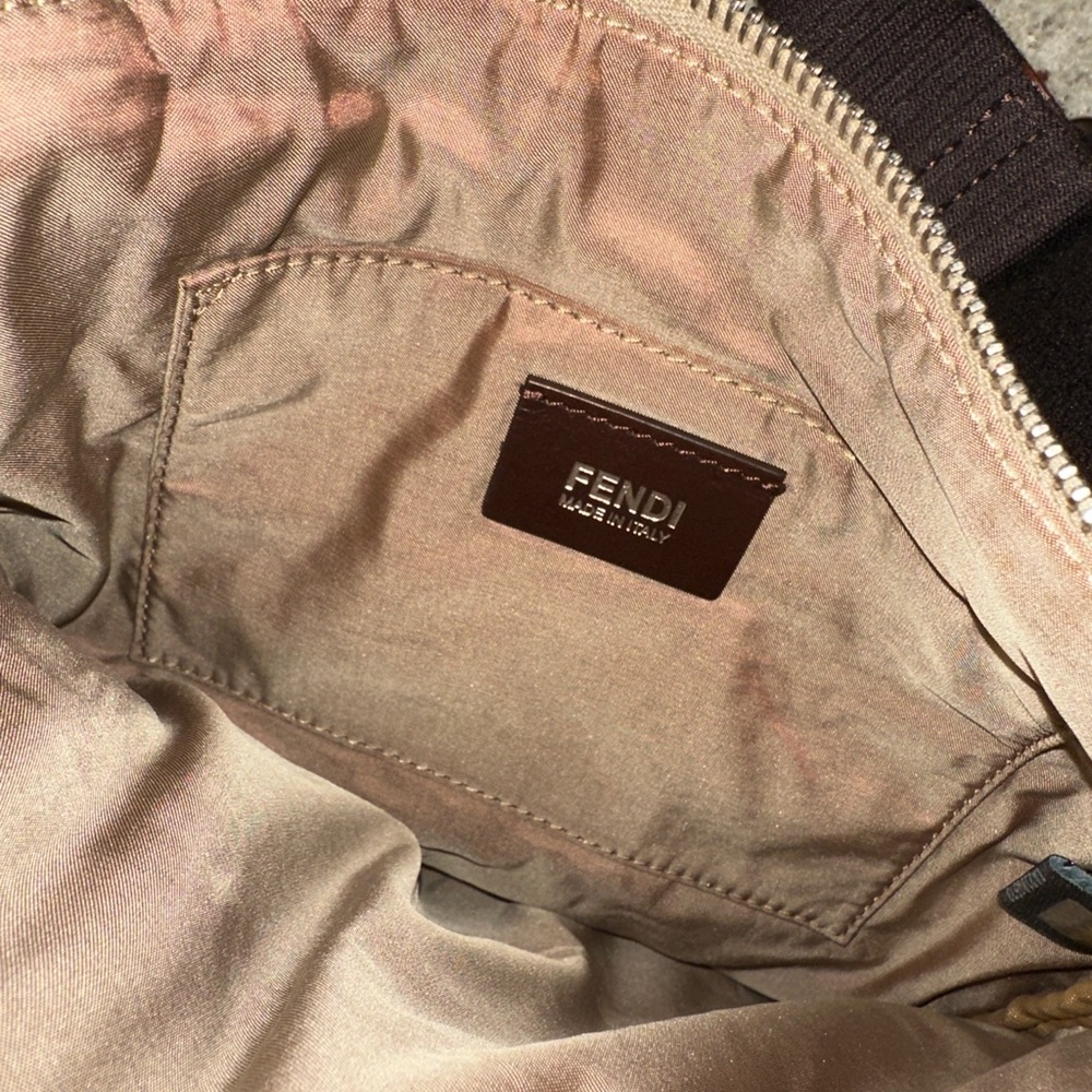 Fendi Brown Zucca Crossbody Bag - Picture 4 of 6